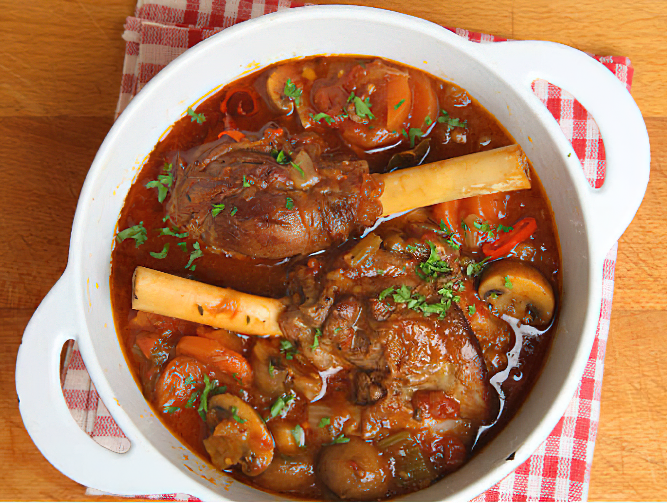 Stoofpot Lamsschenkel