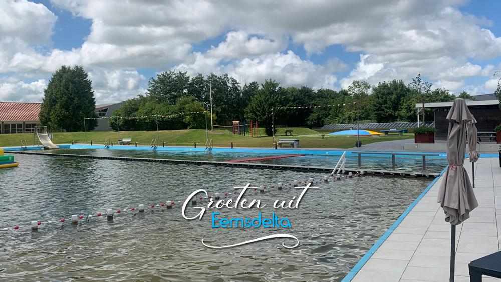 Groeten uit Eemsdelta: vakantieseizoen begonnen voor zoutwaterbad Loppersum: 'Dit zuivert het beste'